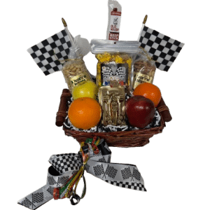 306 - Race Basket with Fruit & Snacks