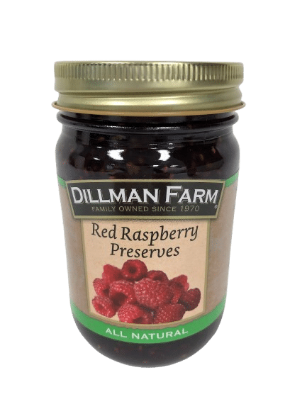 Dillman Farm Red Raspberry Preserves (16 oz.)