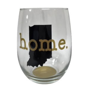Not Just Window Shoppin' Stemless Wine Glass - Black Home
