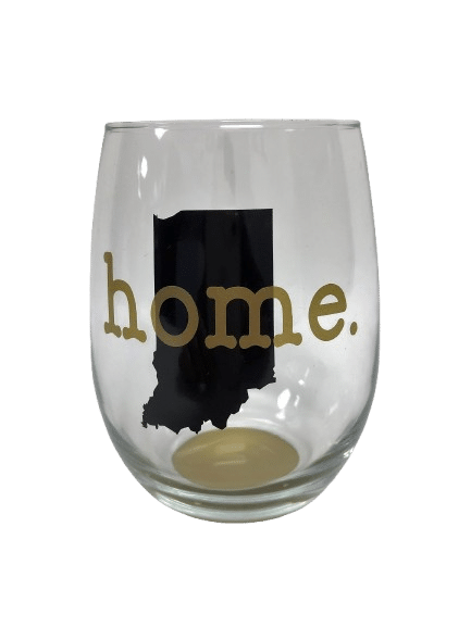 Not Just Window Shoppin' Stemless Wine Glass - Black Home