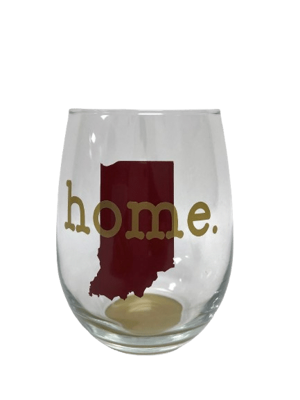 Not Just Window Shoppin' Stemless Wine Glass - Red Home
