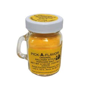 Amish Country Popcorn Salt (4 1/2 oz. glass jug)