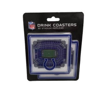 Colts 3D Stadium Replica Coasters - Set of 2