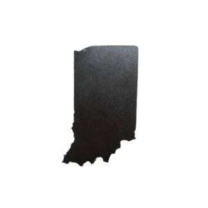 Pittman Design Indiana-Shaped Metal Magnet