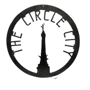 Pittman Design - The Circle City Metal Sign