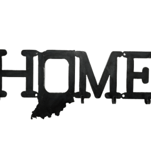 Pittman Design - Metal "Home" Sign with Hooks