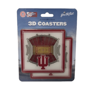 IU 3D Coasters - Set of 2 - Basketball Arena