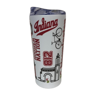 Collegiate Tumbler - IU Powder Coat, Stainless Steel