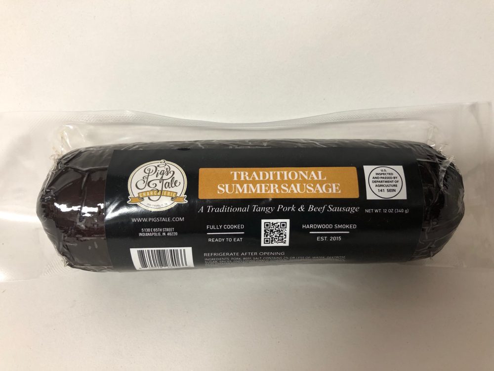 Pig’s Tale Charcuterie – Summer Sausage 12 oz.