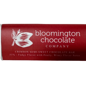 Bloomington Chocolate Co. - Crimson Semi-Sweet Chocolate Bar