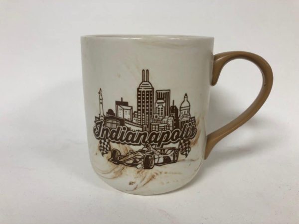 Coffee Mug - Brown Marble Indianapolis