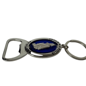 319A - Swivel Indy Car Key Chain with Bottle Opener